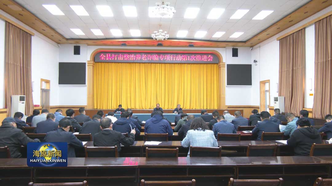 【防电信诈骗】全县打击整治养老诈骗专项行动第1次推进会召开