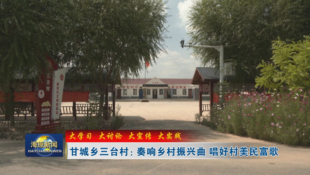 【大学习 大讨论 大宣传 大实践】甘城乡三台村：奏响乡村振兴曲 唱好村美民富歌