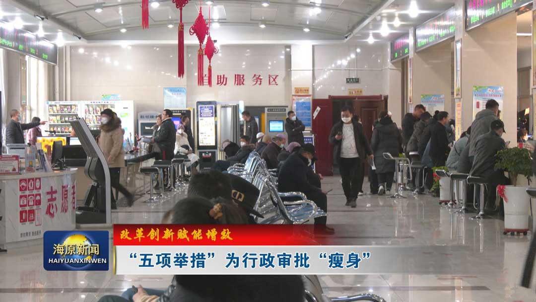 【改革创新赋能增效】“五项举措” 为行政审批 “瘦身”